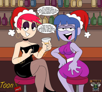 [SourNack] Frankie and Gloria's New Year Eve Celebration (Foster Home for Imaginary Friends x Big City Greens) (Spanish) [kalock & ToonX] cover