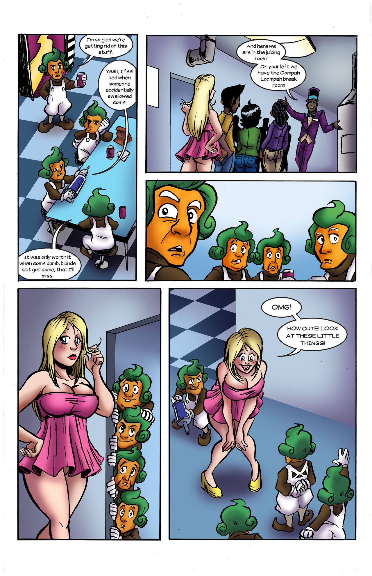 Commission: Layla's Looking Blue page 1 full