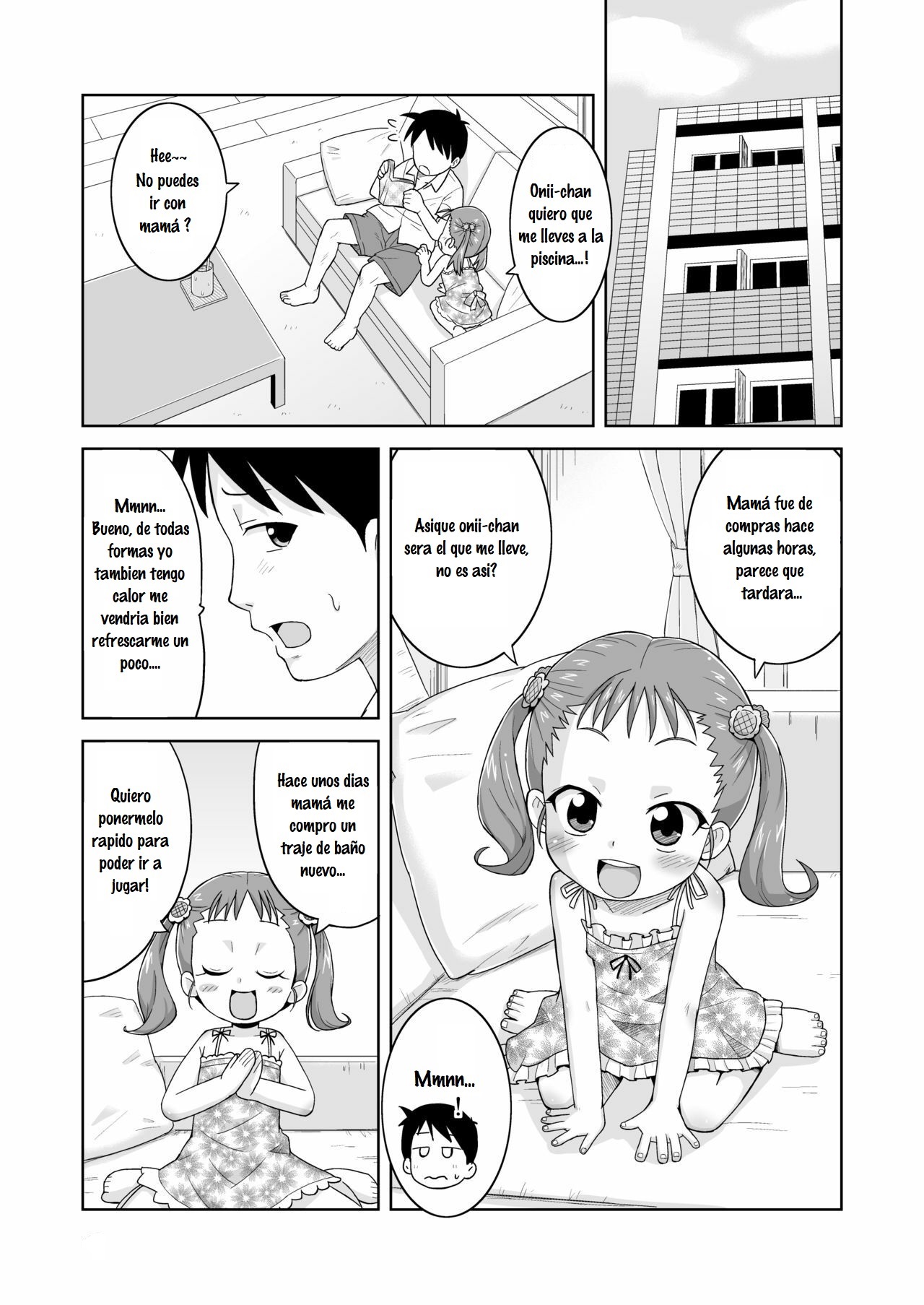 Honjitsu wa Ie Pool Biyori page 3 full