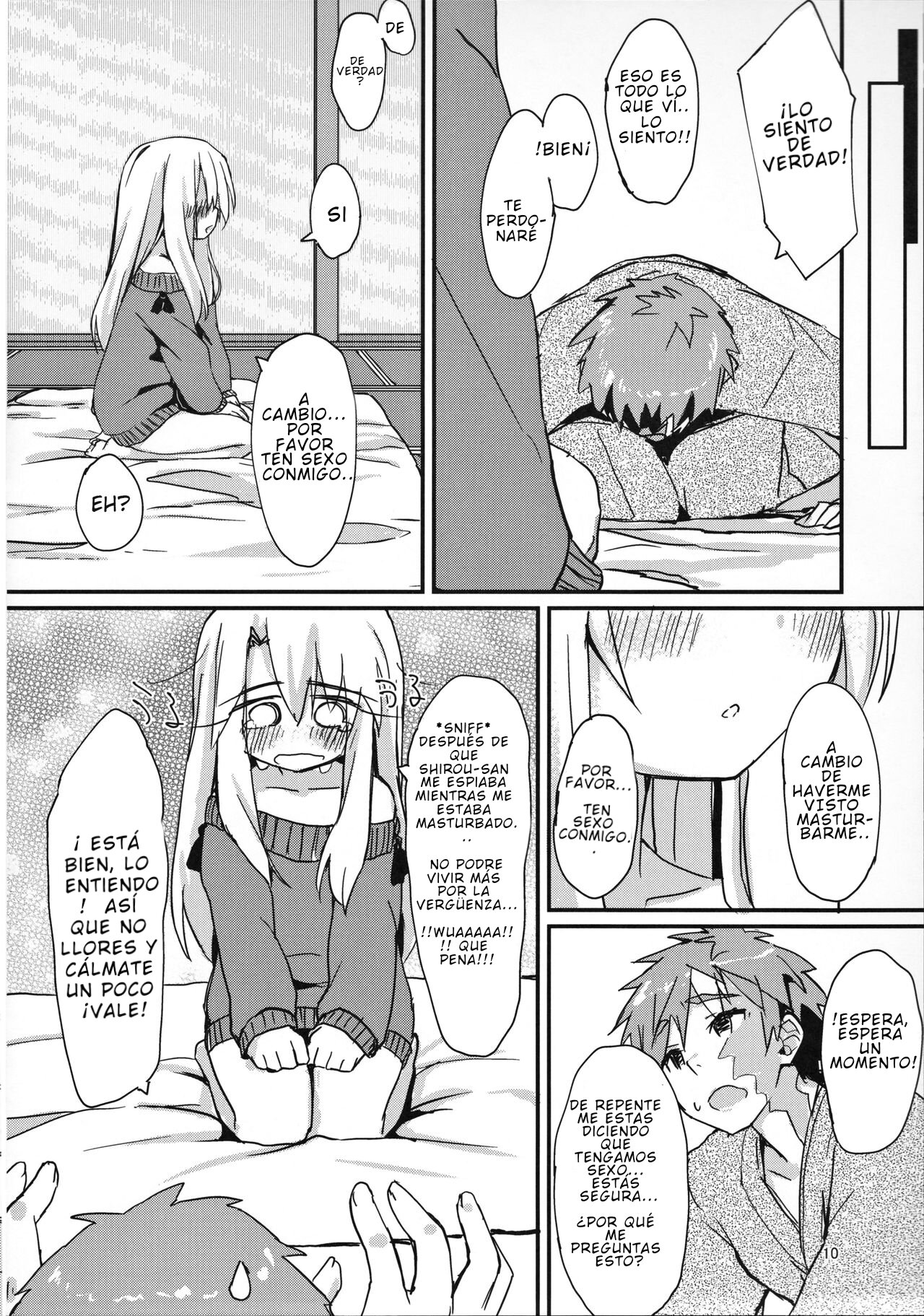 Illya-chan no Hatsujouki | La masterbation de Illyas-chan page 9 full