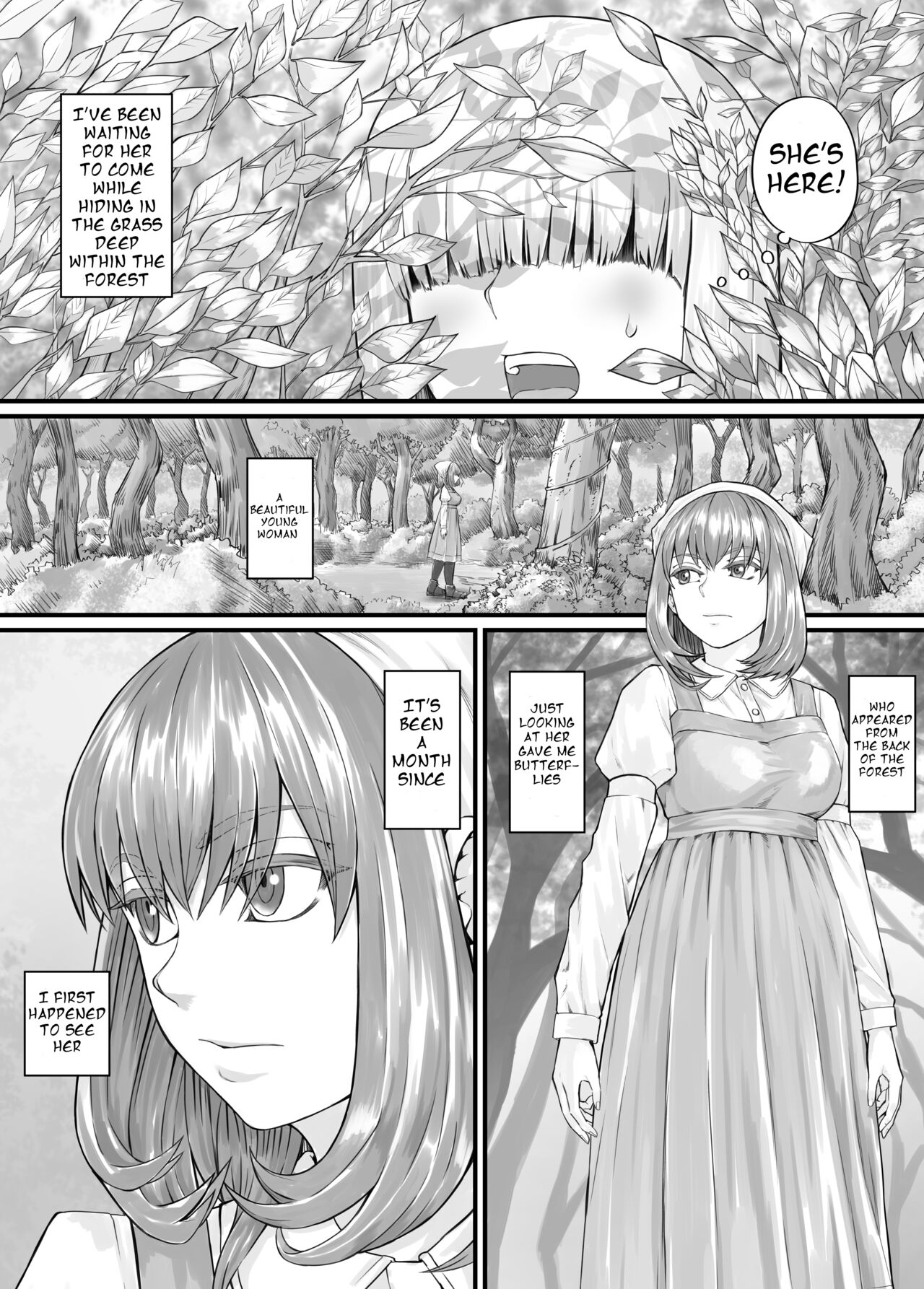 お姉さんにおしっこを見せてもらえる漫画 ch.1-6 - Page 1 - Comic Porn XXX