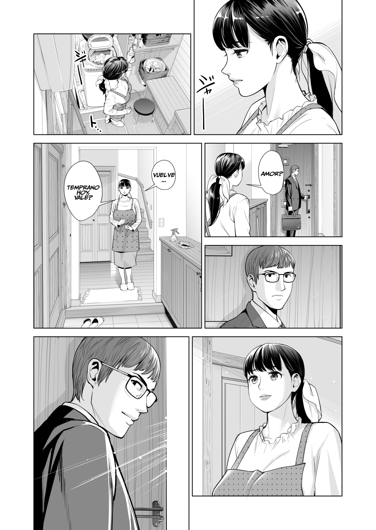 Tsukiyo no Midare Zake  INTOXICACION A LA LUZ DE LA LUNA: ESPOSA FORZADA POR UN COMPAÑERO DE TRABAJO DEL MARIDO page 7 full