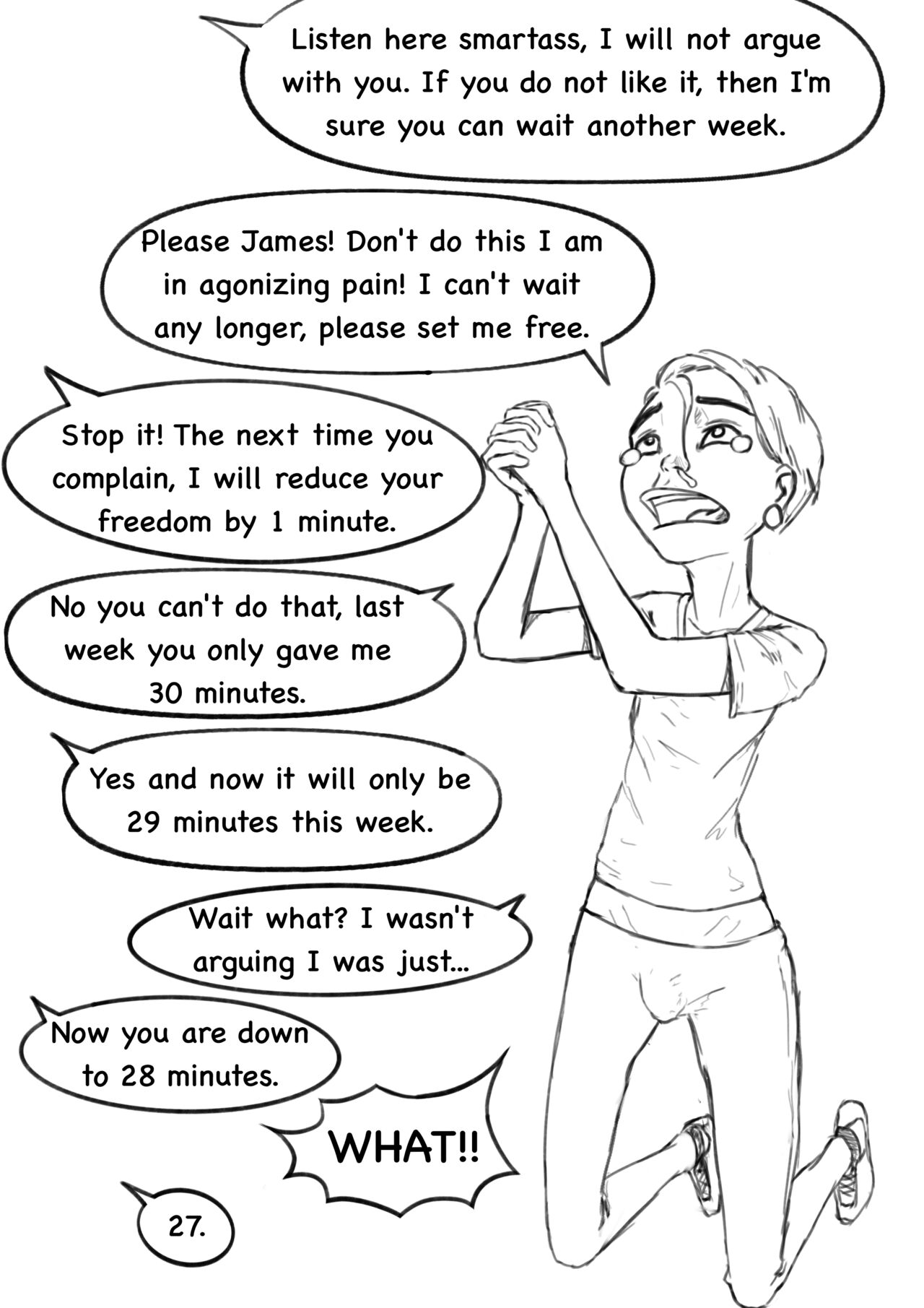 Ashifff - Trapped. chapter one: chastity belt page 9 full