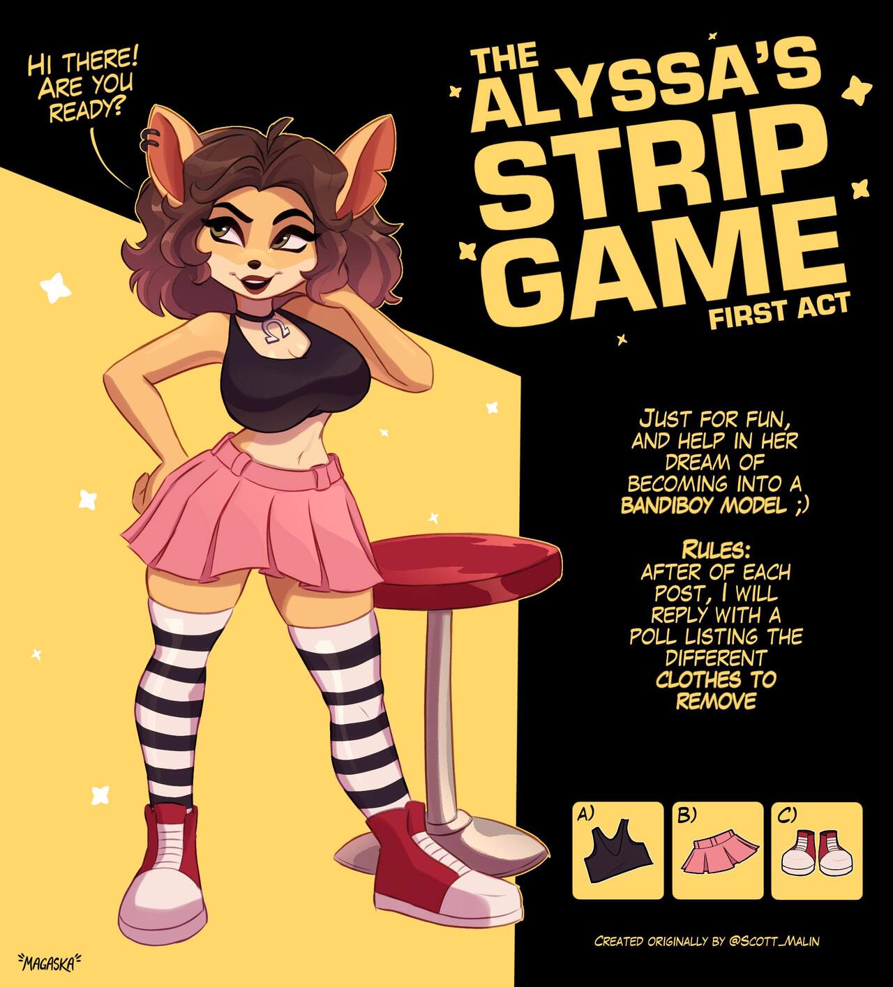 Alyssa's strip game 1 & 2 page 1 full