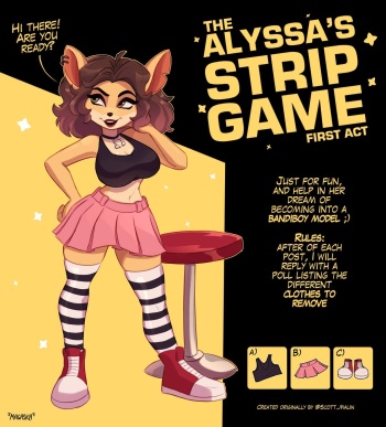 [Magaska] Alyssa's strip game 1 & 2 cover