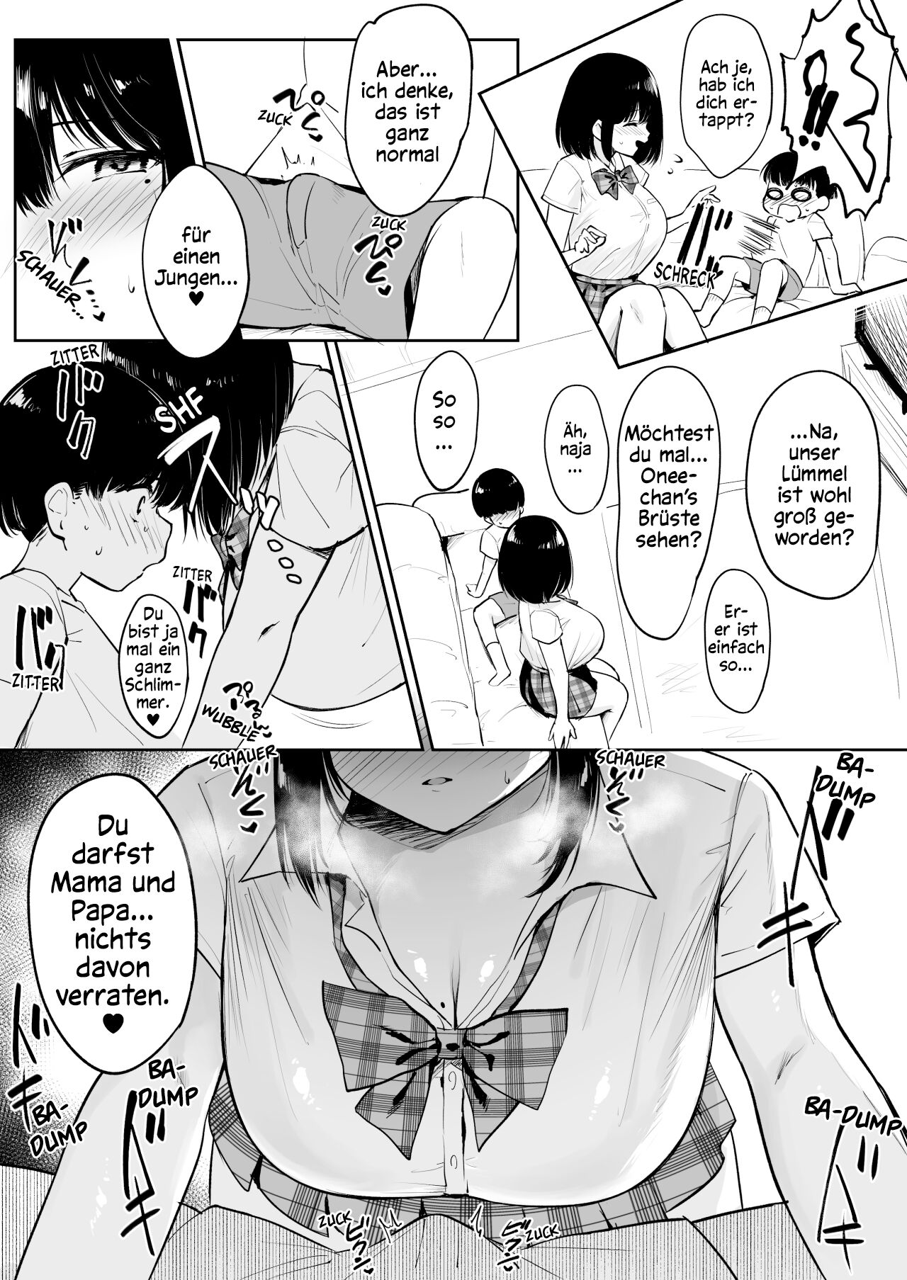 Kinjo no Onee-chan to Orusu Ban | Allein zu Hause mit der Onee-chan aus der Nachbarschaft page 3 full