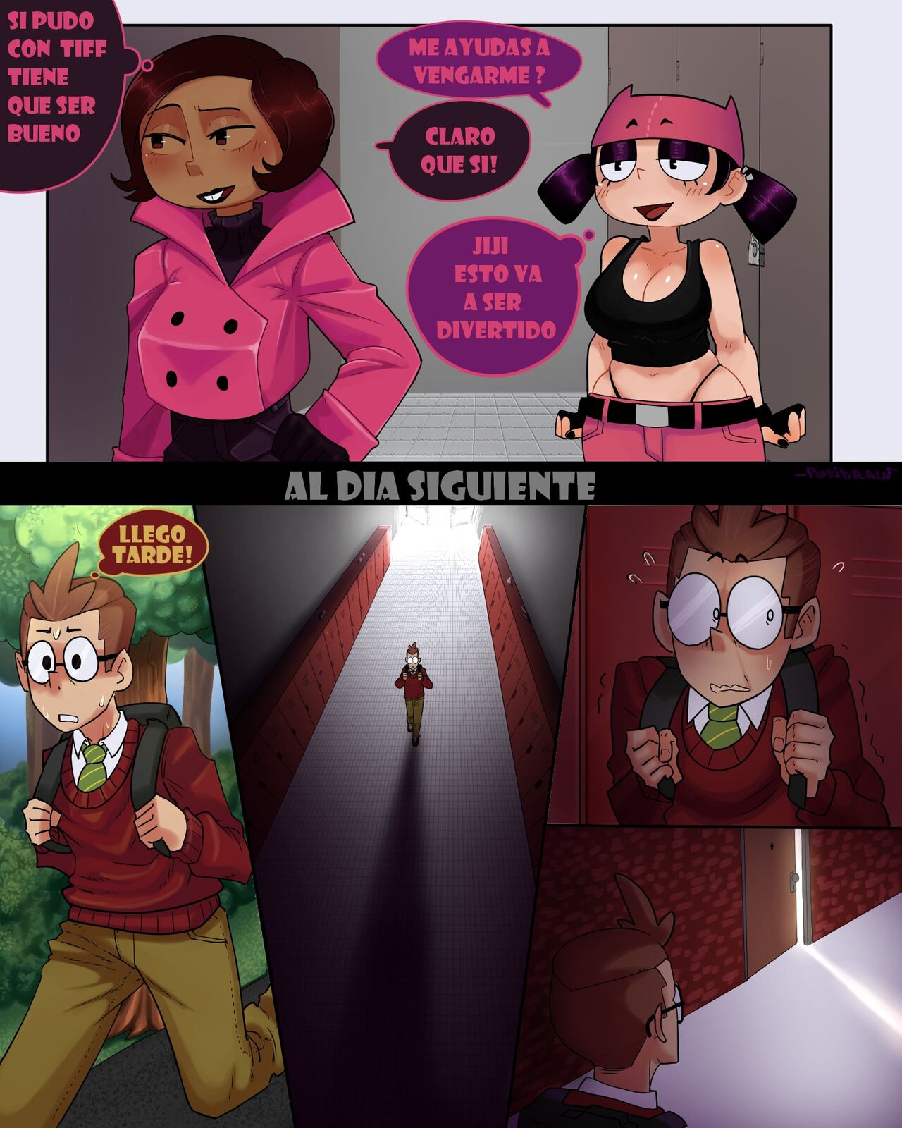 Tiff and Brit Crust Comic page 2 full