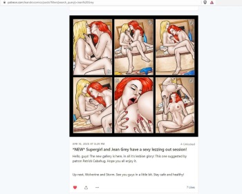 Jean Grey and Supergirl Reference and Proof that is Jean and Kara Zor El cover