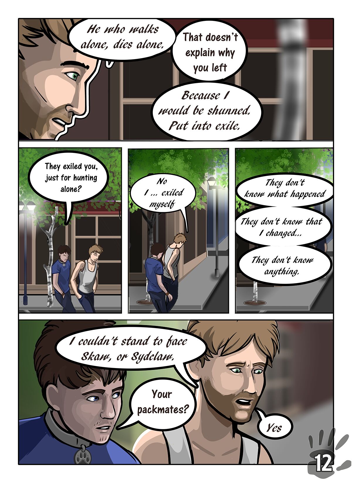 Wolf's Journey page 12 full
