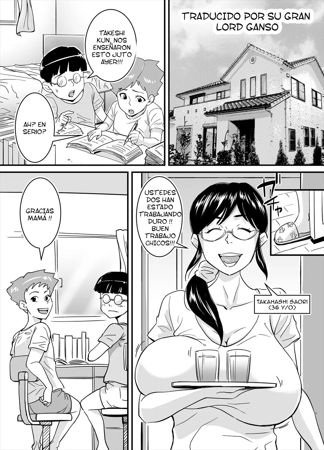 Ero Megane - La Madre Pervertida de Lentes page 1 full