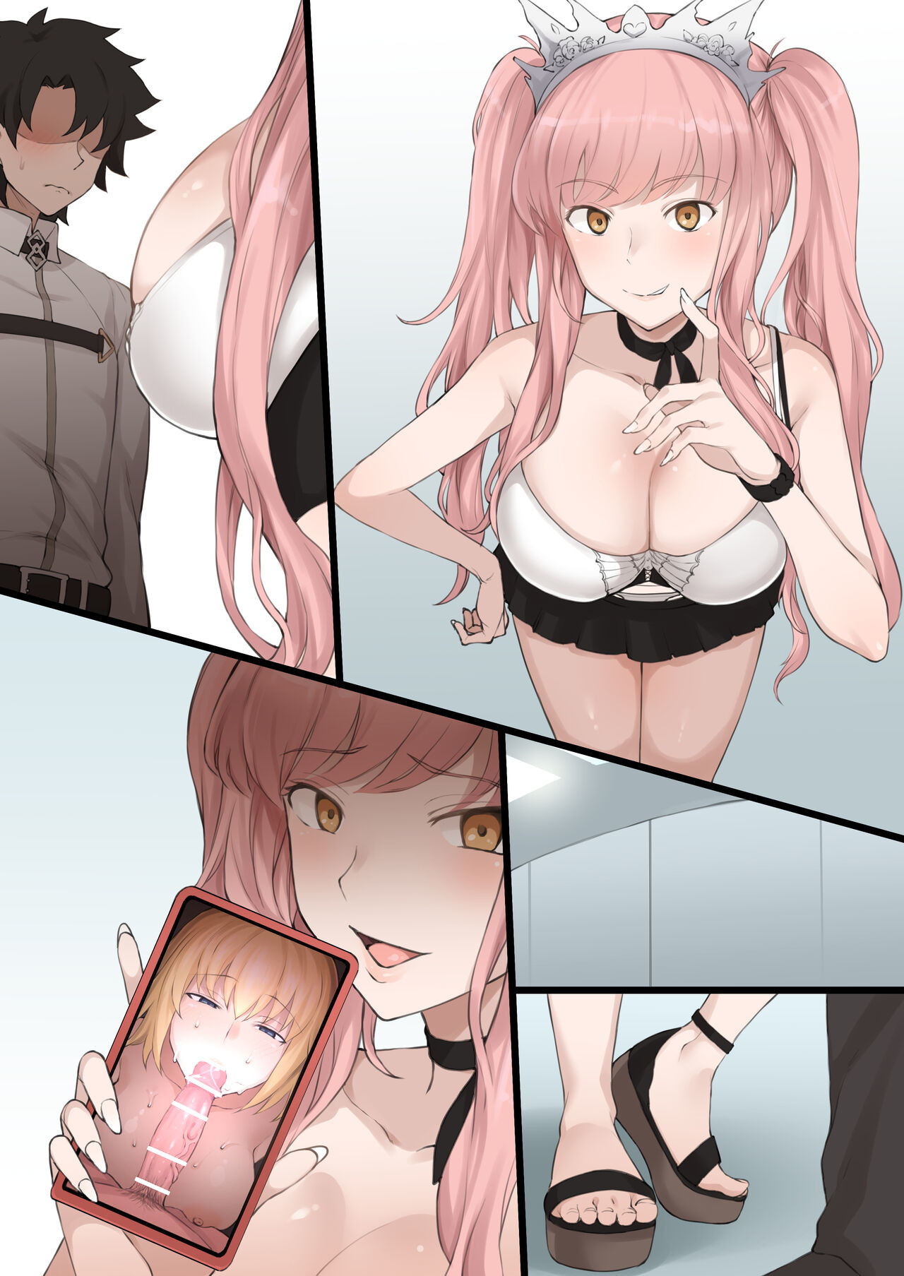 Medb no Otoko ni Kizuna Saidai Made Ageta Jeanne D'Arc wo Netorareru Ero Manga page 11 full