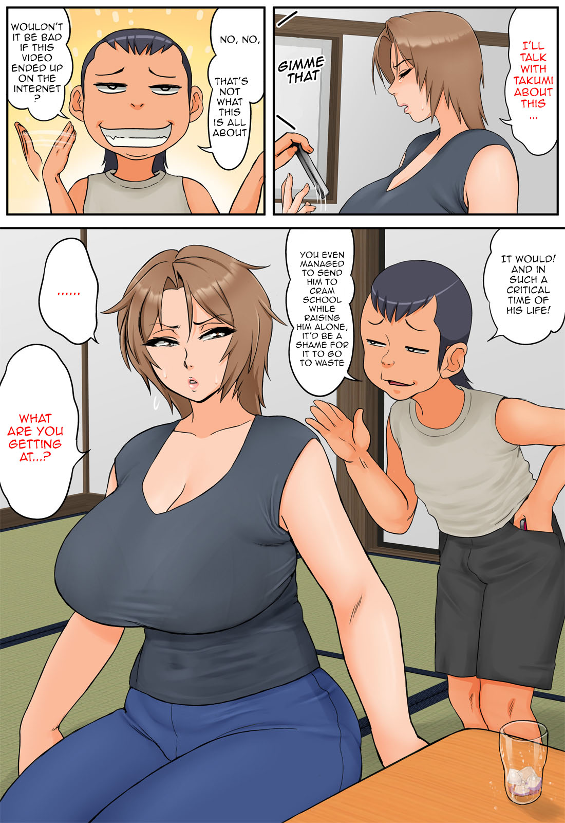 Tomodachi no Hahaoya ga Keitai no Motoyan datta node Yowami o Nigitte Yaritai Houdai shite mita page 11 full