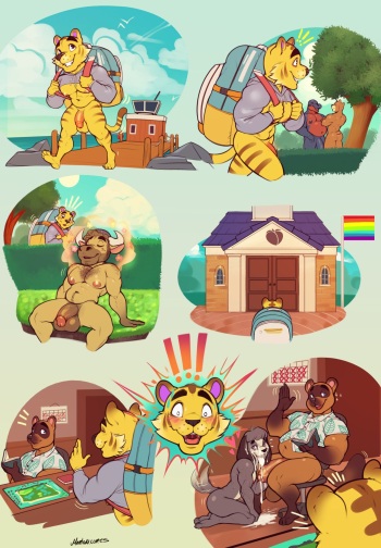 [marlon.cores ] animal crossing comic cover