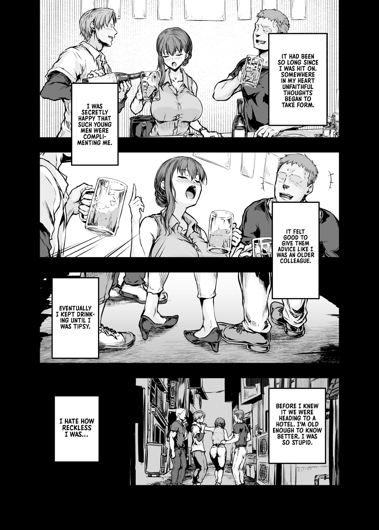 Watashi... Kaerare Chaimashita. -AroThir OL ga Yarichin Daigakusei-tachi no Chinpo ni Dohamari suru made- page 11 full