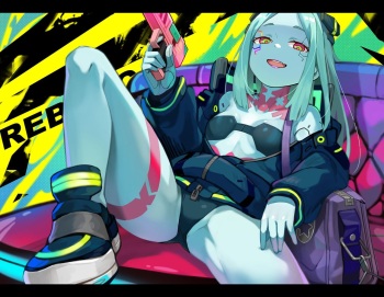 [Dekosuke] Rebecca-chan to Zukobako Manga | Gettin' Busy With Becca (Cyberpunk: Edgerunners) [Spanish] cover