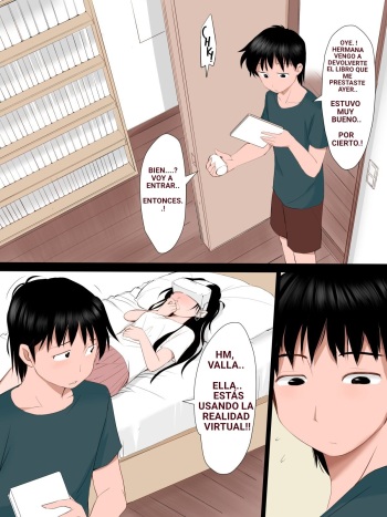 [mimamoriencyo] Heya ni Ani ga Iru Koto o Shirazu VR Onanie o Suru Imouto no Ohanashi [Spanish] cover