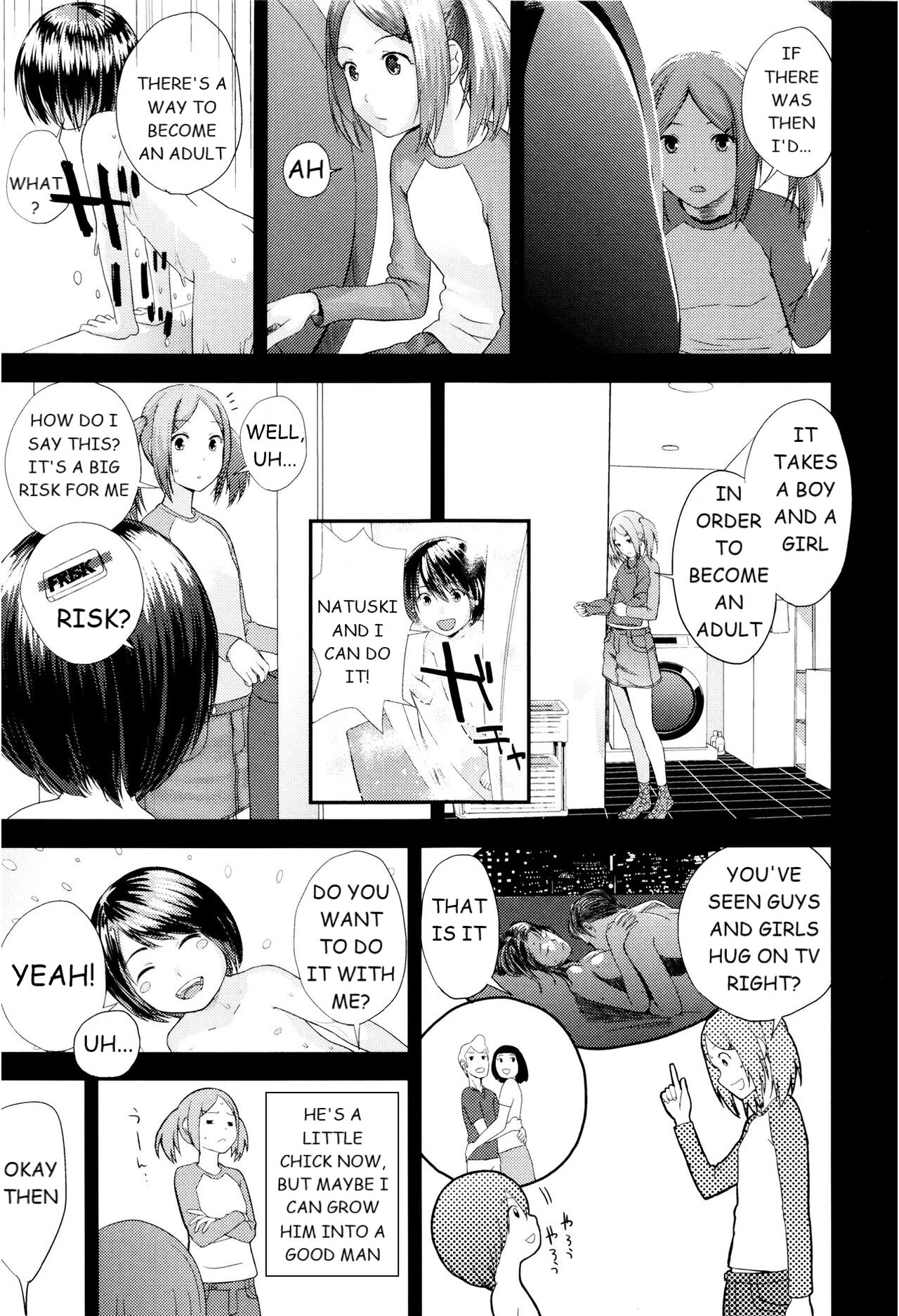 Mirai no Kaisoushinagara Suihei ni Ochiteyuku page 6 full