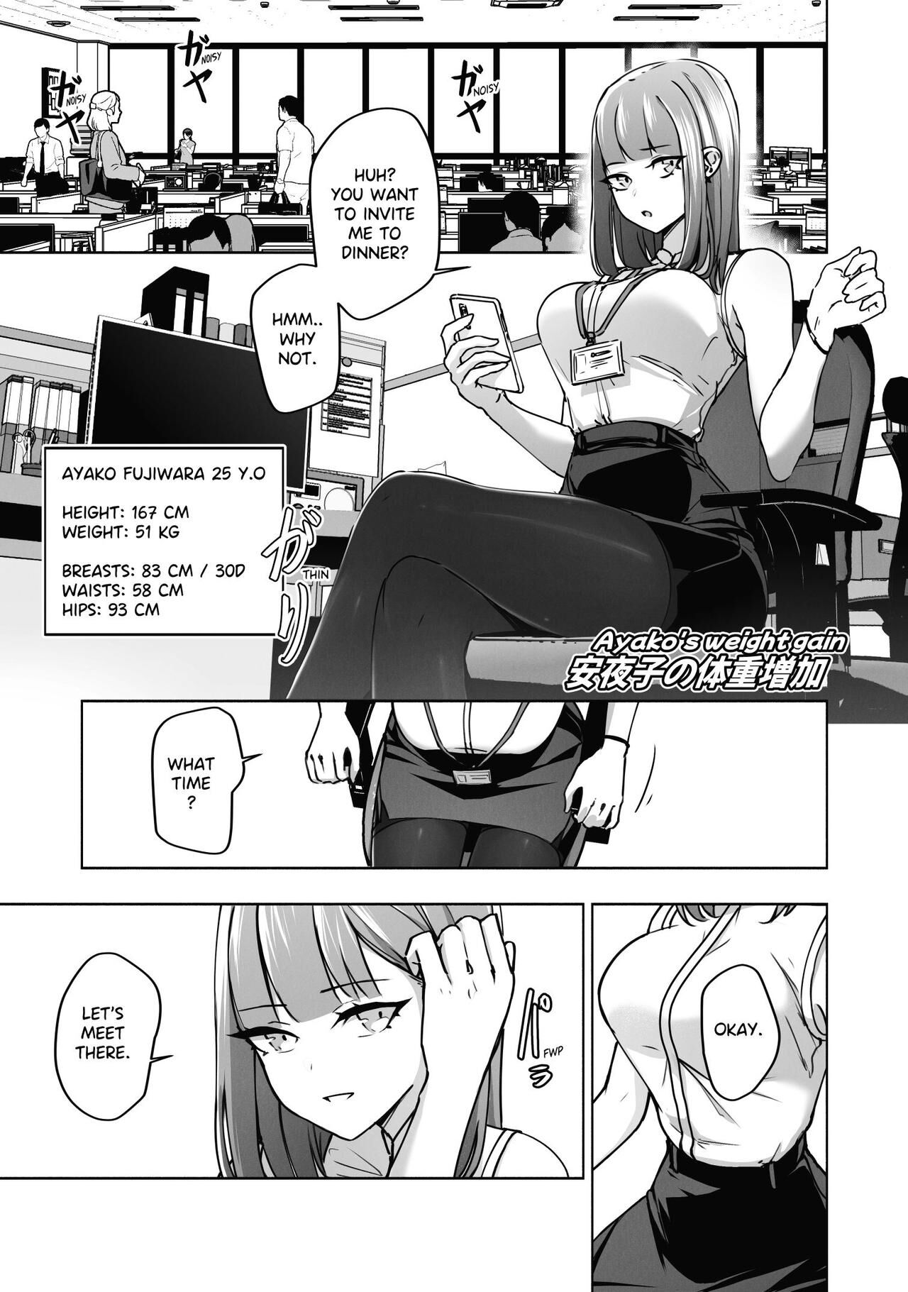 Ayako's weight gain page 2 full