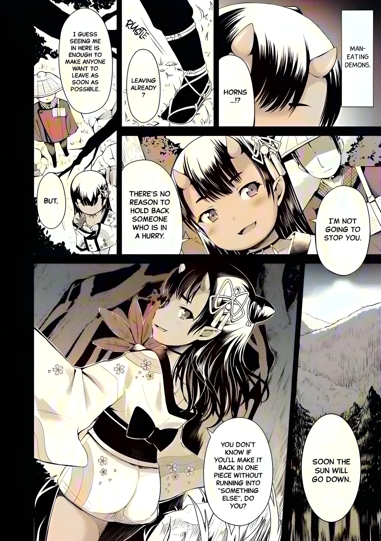At Twilight in the Mountains color edit page 4 full