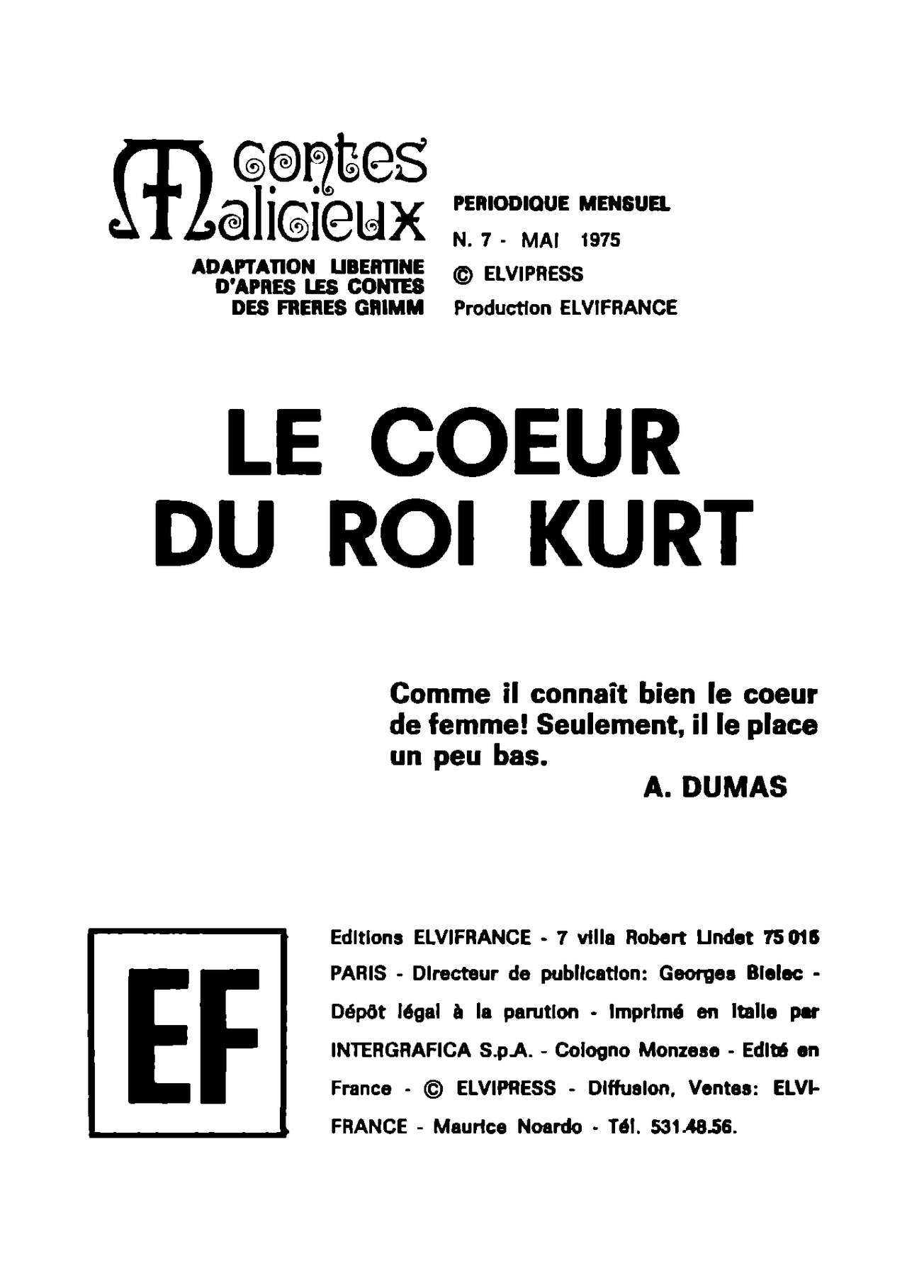Contes Malicieux #07 : Le cœur du Roi Kurt page 3 full