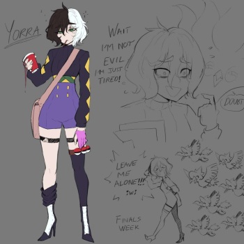 [ThiccwithaQ / Nyantcha] Yorra Villeneuve (Pokemon OC) [English] cover