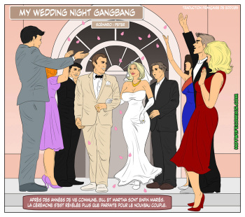 [HotWifeComics] My Wedding Night Gangbang [French][Edd085] cover