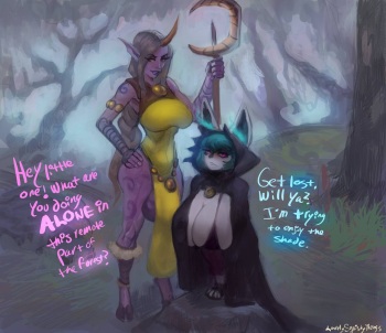 [lovelysquishythings] Soraka x Vex cover