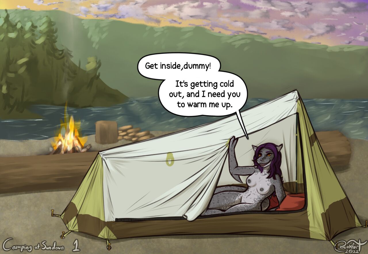 Camping at Sundown page 1 full
