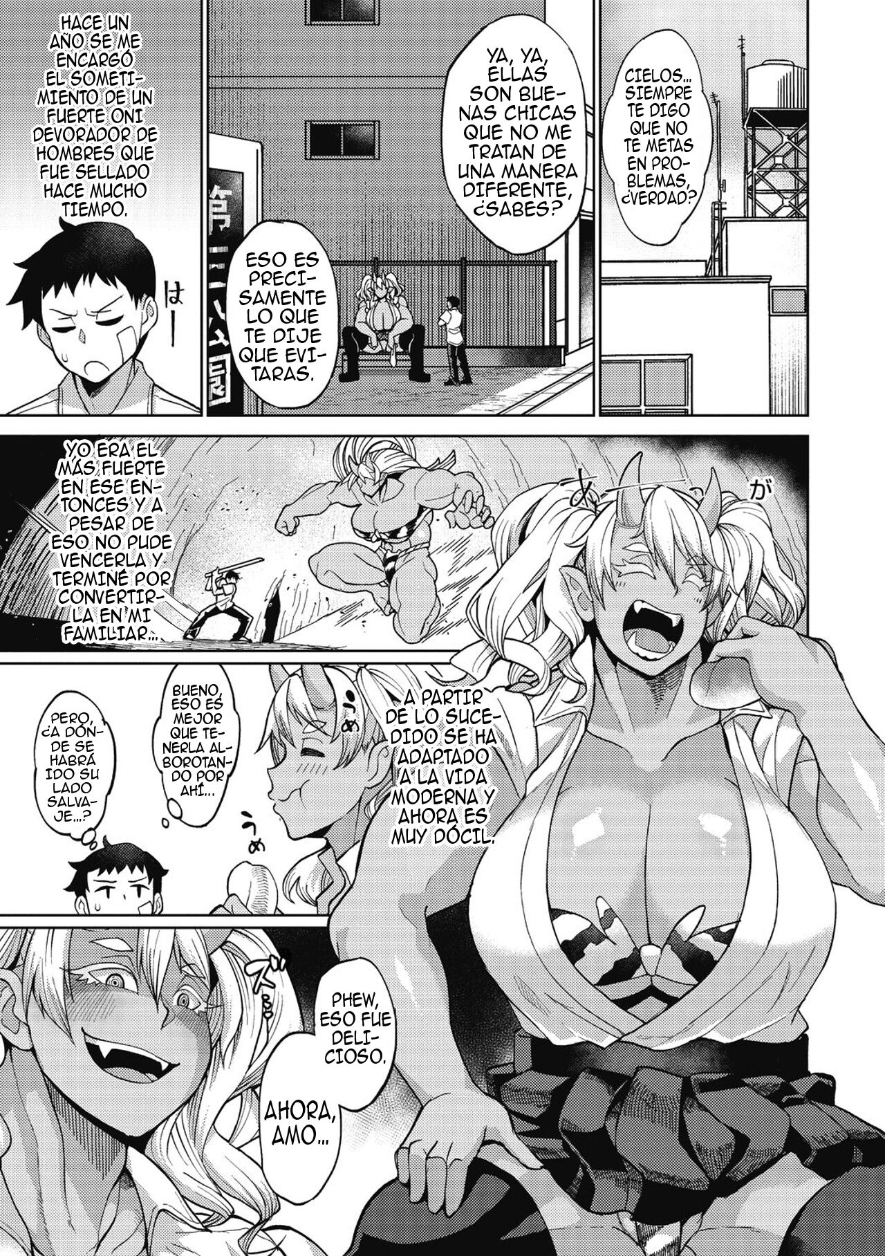 Oni Musume no Aibou | Una Chica Oni Y Su Amado Companero page 5 full