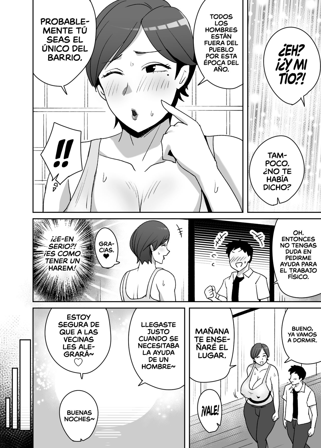 Jibun no Bakunyuu Body ga Eroito Omottenai Inaka no Obasan ni Hatsujou Shite Shimatta Boku | Me follé a mi tía del campo que no sabía que estaba bien buena ni que tenía semejantes magumbos page 7 full