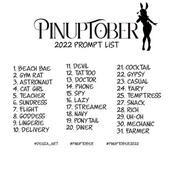 [MrJellyBeans] Pinuptober 2022 (Ongoing) cover