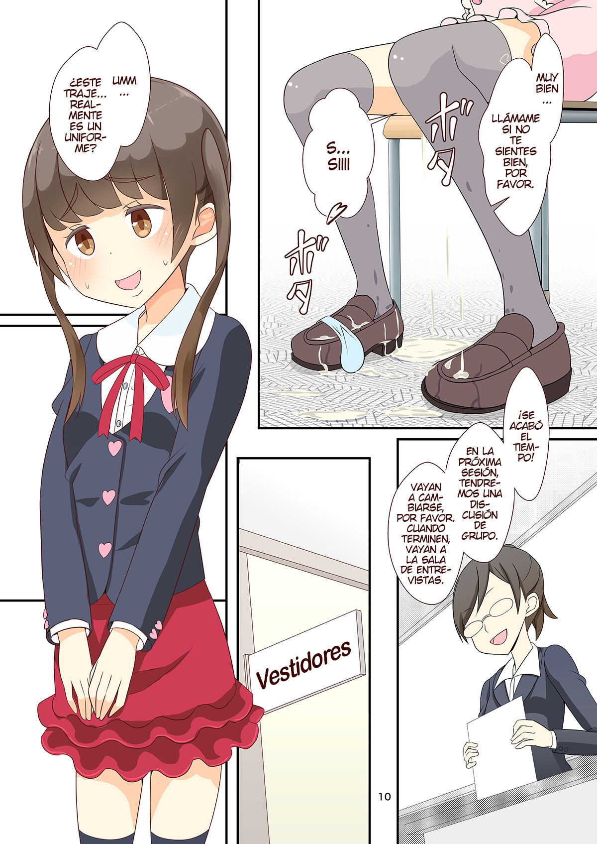 Sensei! Try dressing up like a little girl in a Mock Exam! page 12 full