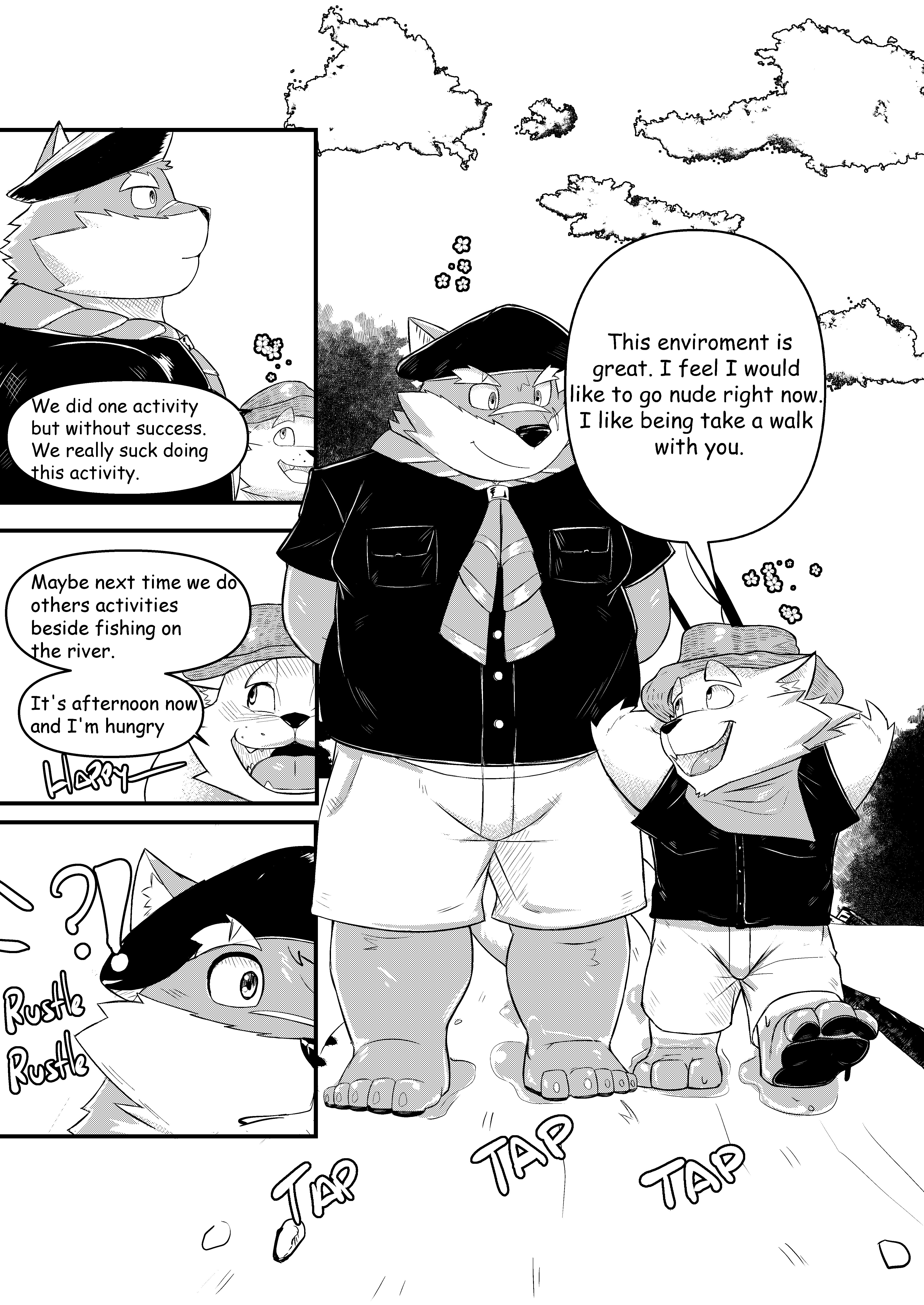 What did Moritaka get into? page 4 full