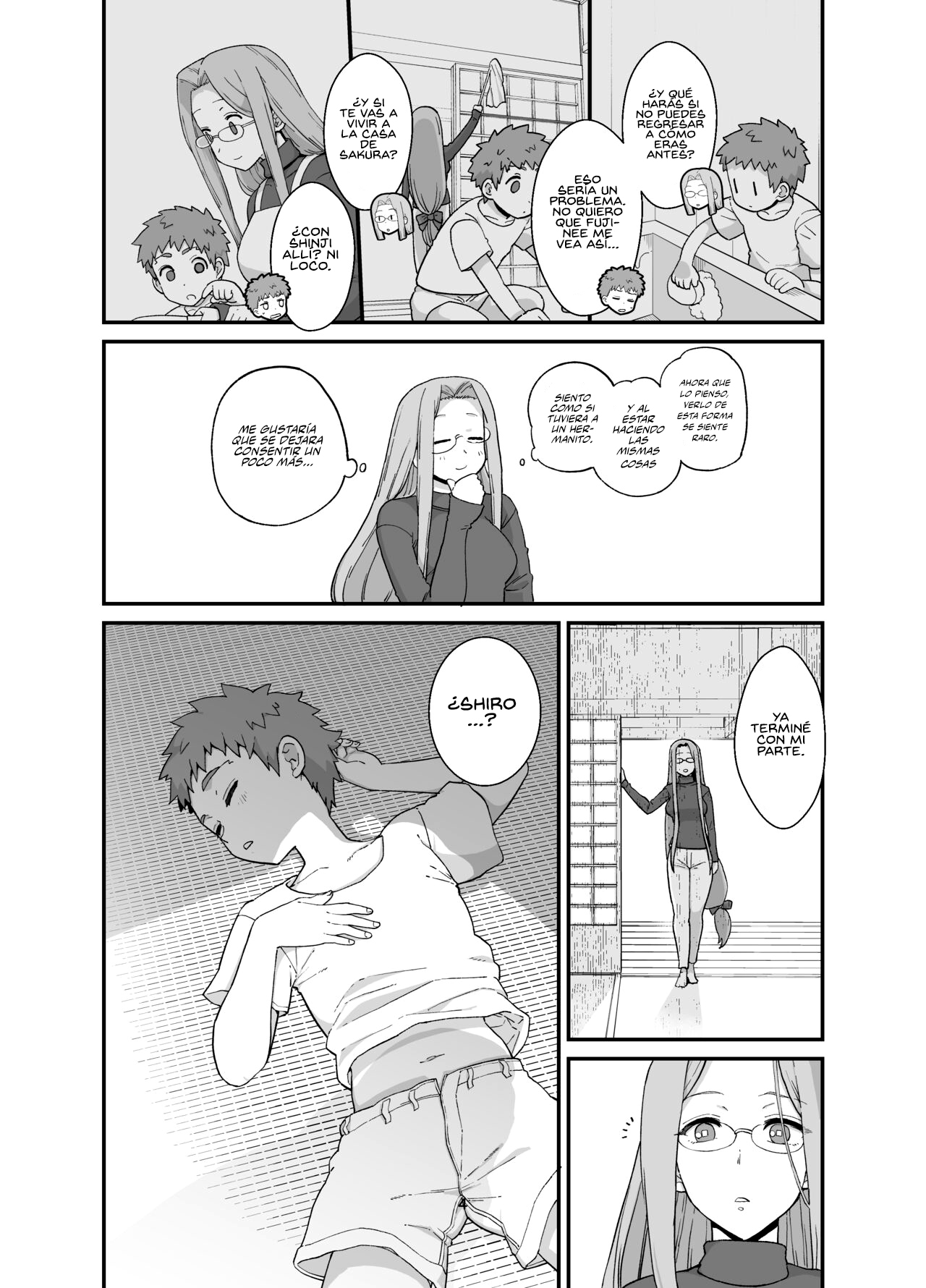Rider-san to Orusuban page 6 full