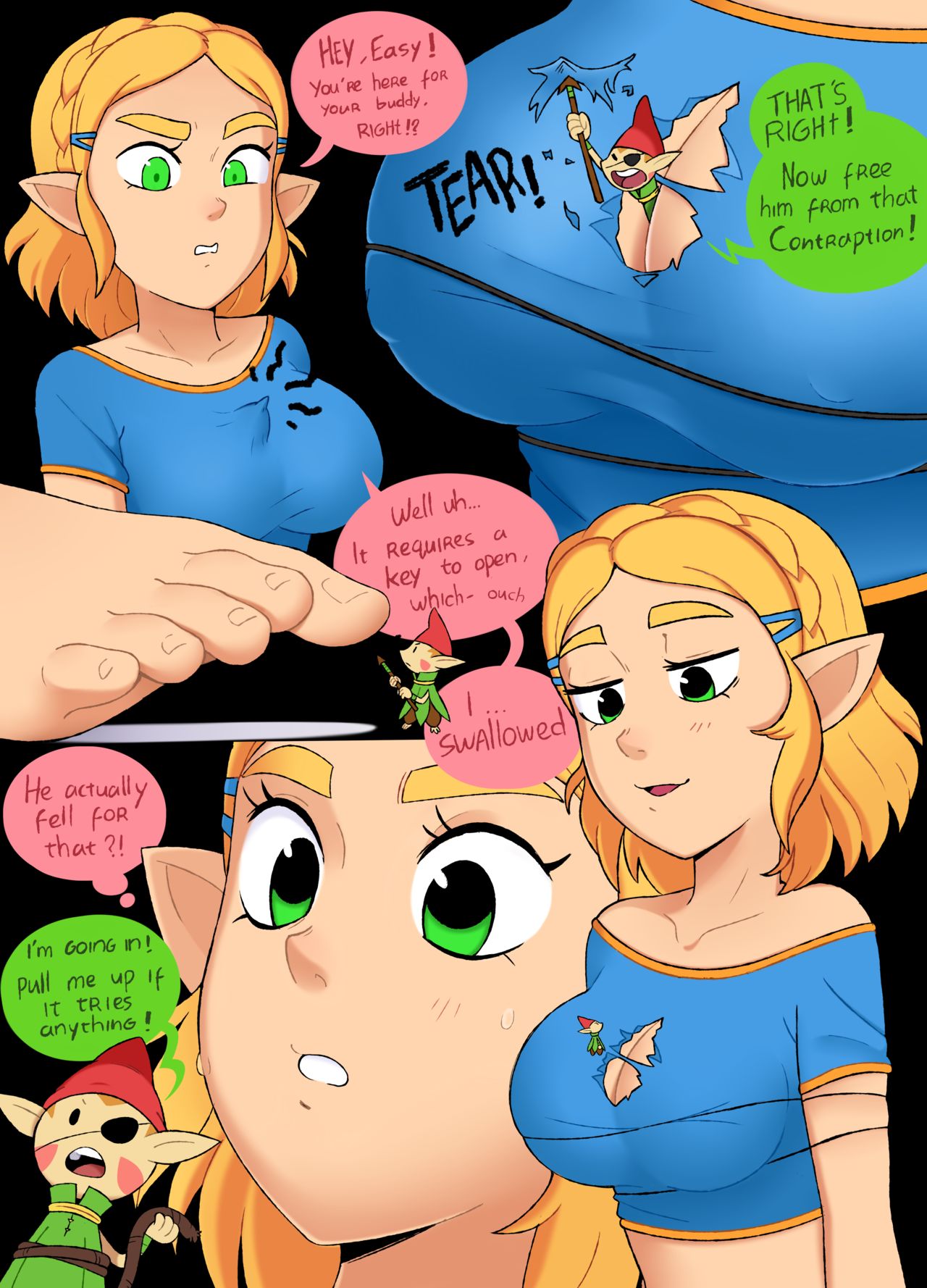 A Minor Side Quest - Giantess Zelda page 11 full