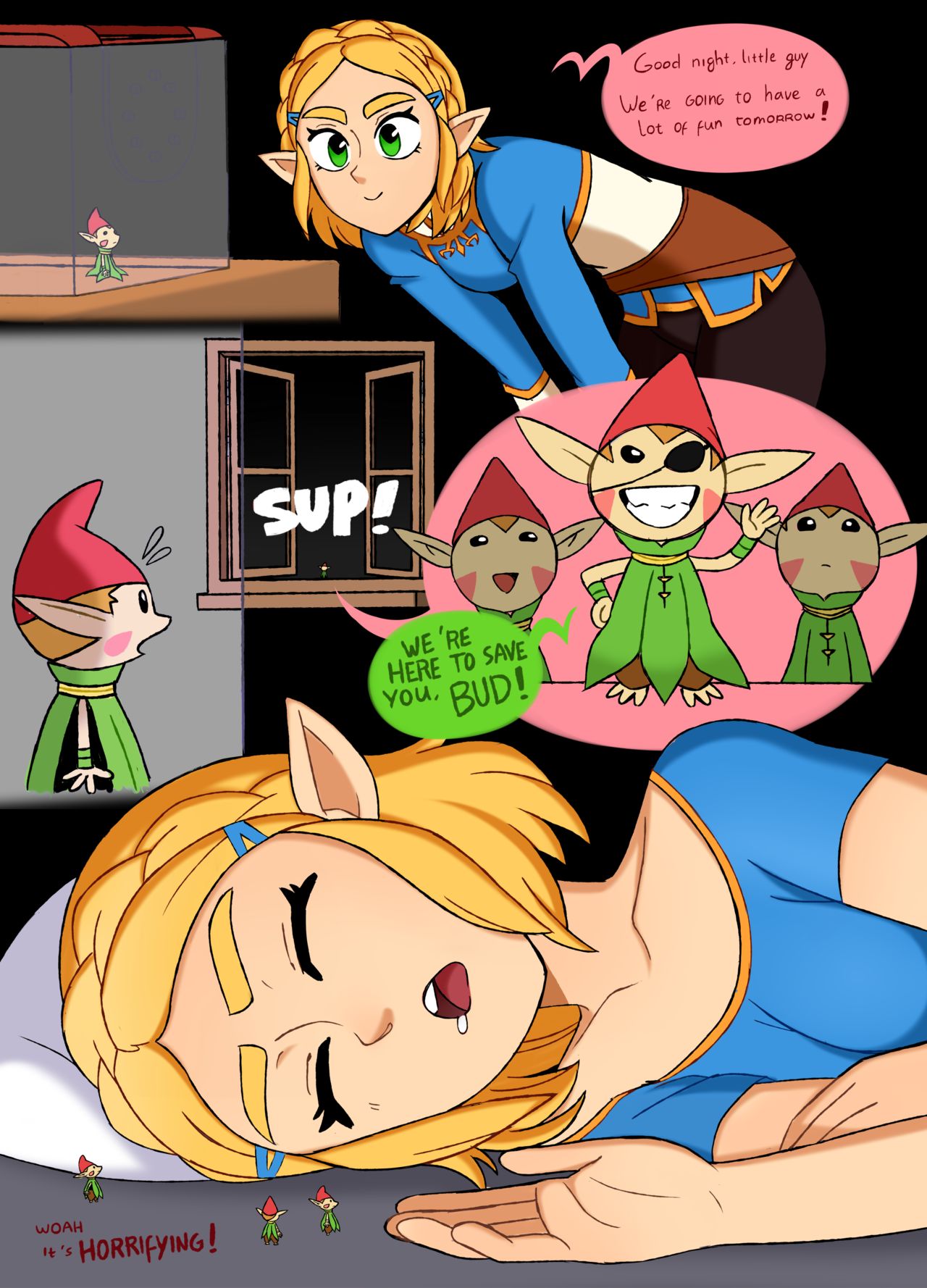 A Minor Side Quest - Giantess Zelda page 2 full