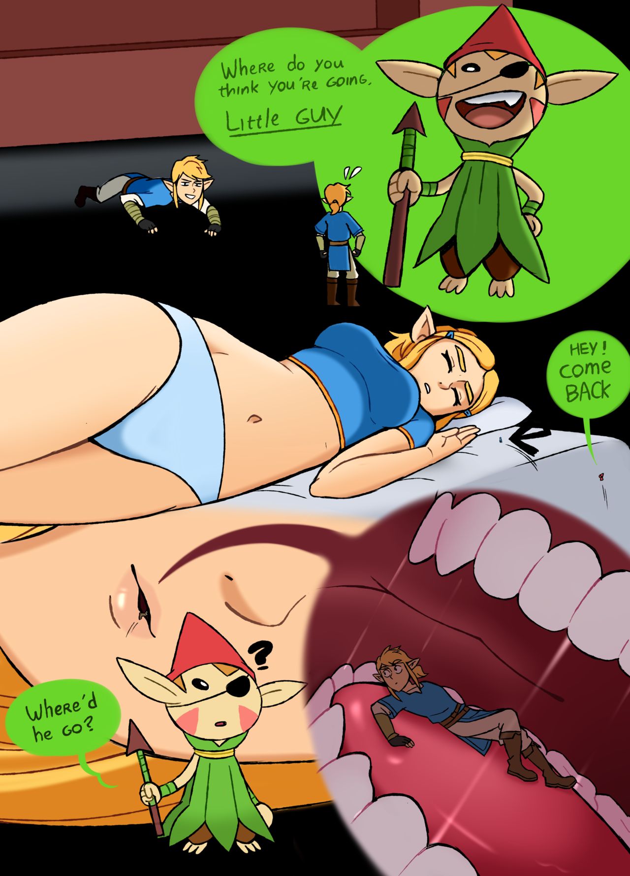 A Minor Side Quest - Giantess Zelda page 4 full