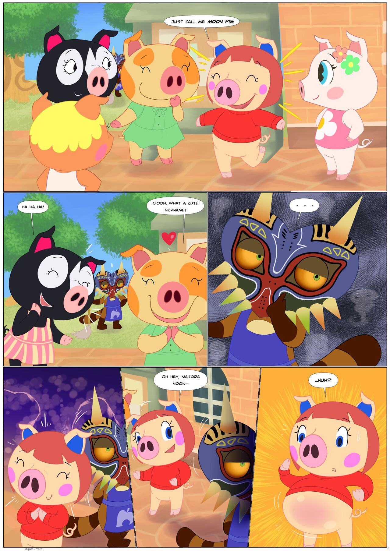 Peggy And The P-Balloon + Moon Pigs Complete page 12 full