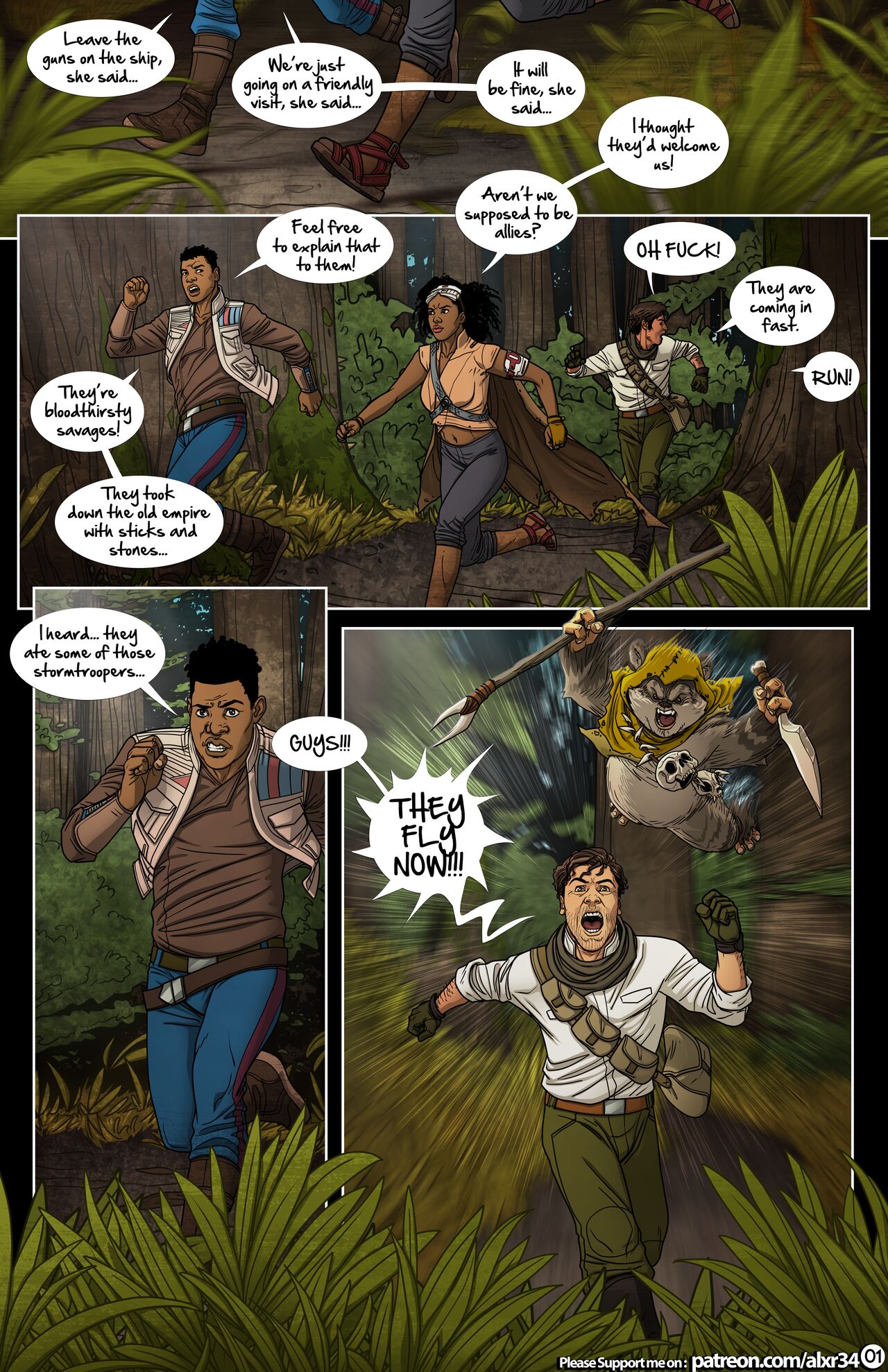 Star Wars: A Complete Guide to Ewok Sex: Jungle Love page 2 full