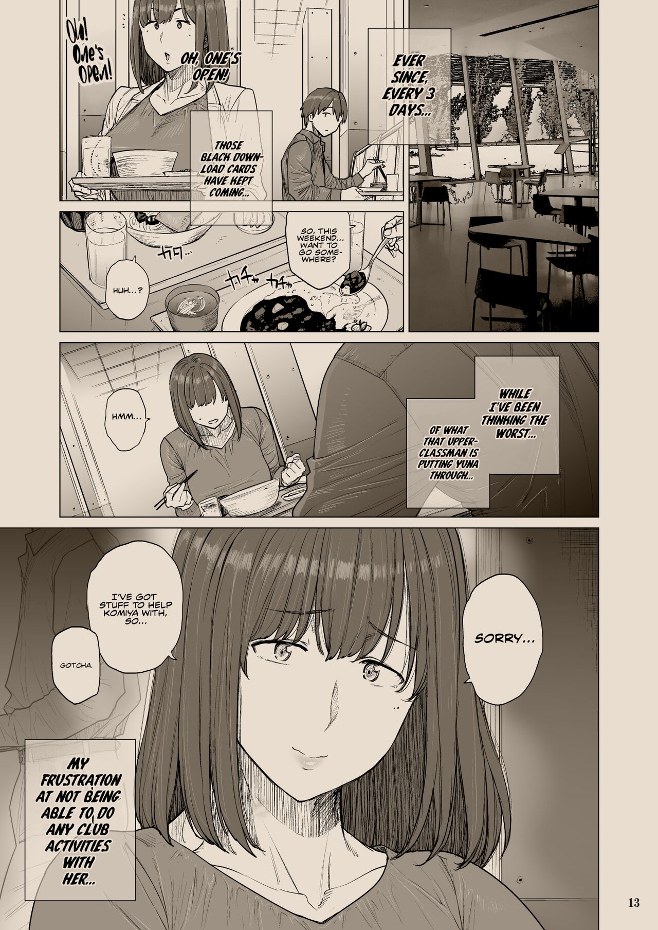 B.S.S.² - My Smart, Beautiful Childhood Friend That I Loved First Became an Assistant of an Upperclassman’s Club and He Did Whatever He Pleased to Her   =White Symphony= page 12 full