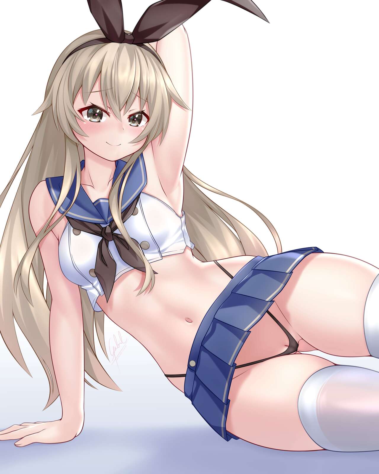 Shimakaze KC/Iris Heart Neptunia/ Sakamata Chloe/Lumine Genshin page 1 full