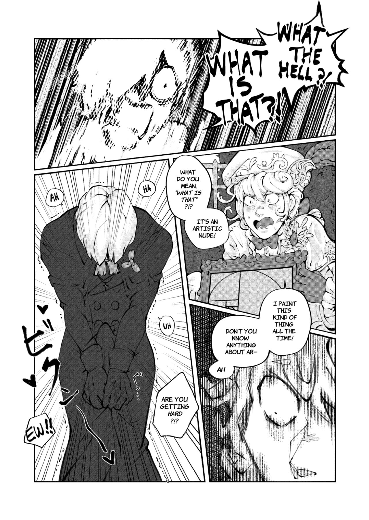 Help! There's Something Wrong With My C♂ck?! And Now The Bratty Painter Won't Leave Me Alone!!! page 5 full