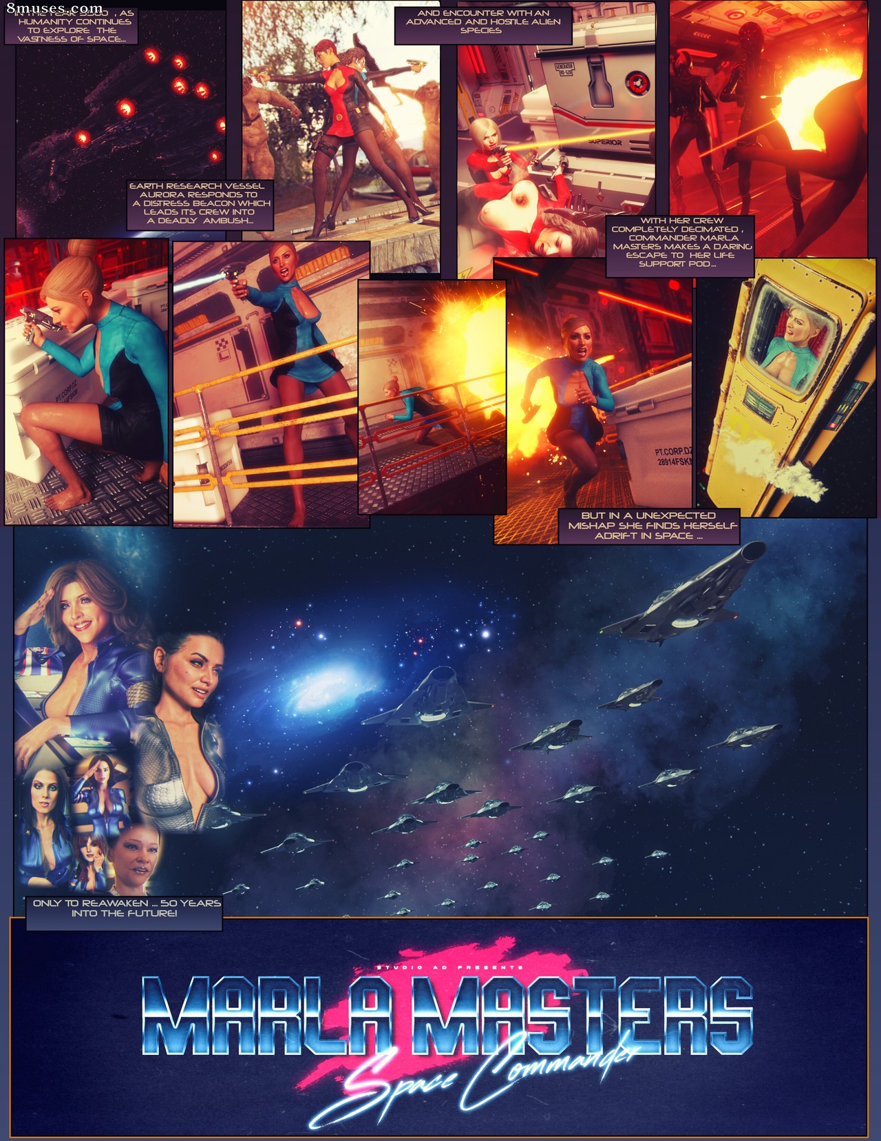 Marla Masters - Space Commander - Part 2 page 10 full