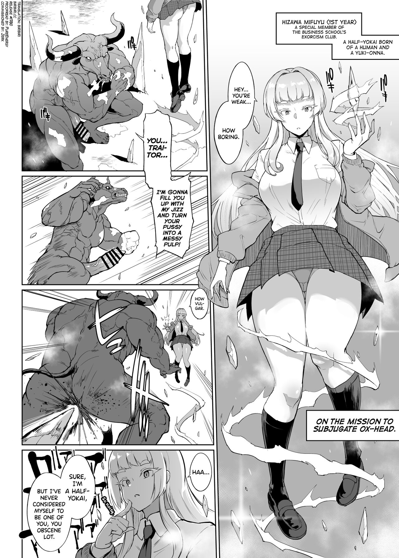 Yukimusume Taima JK & Shinyuu Ryoujoku Manga page 2 full