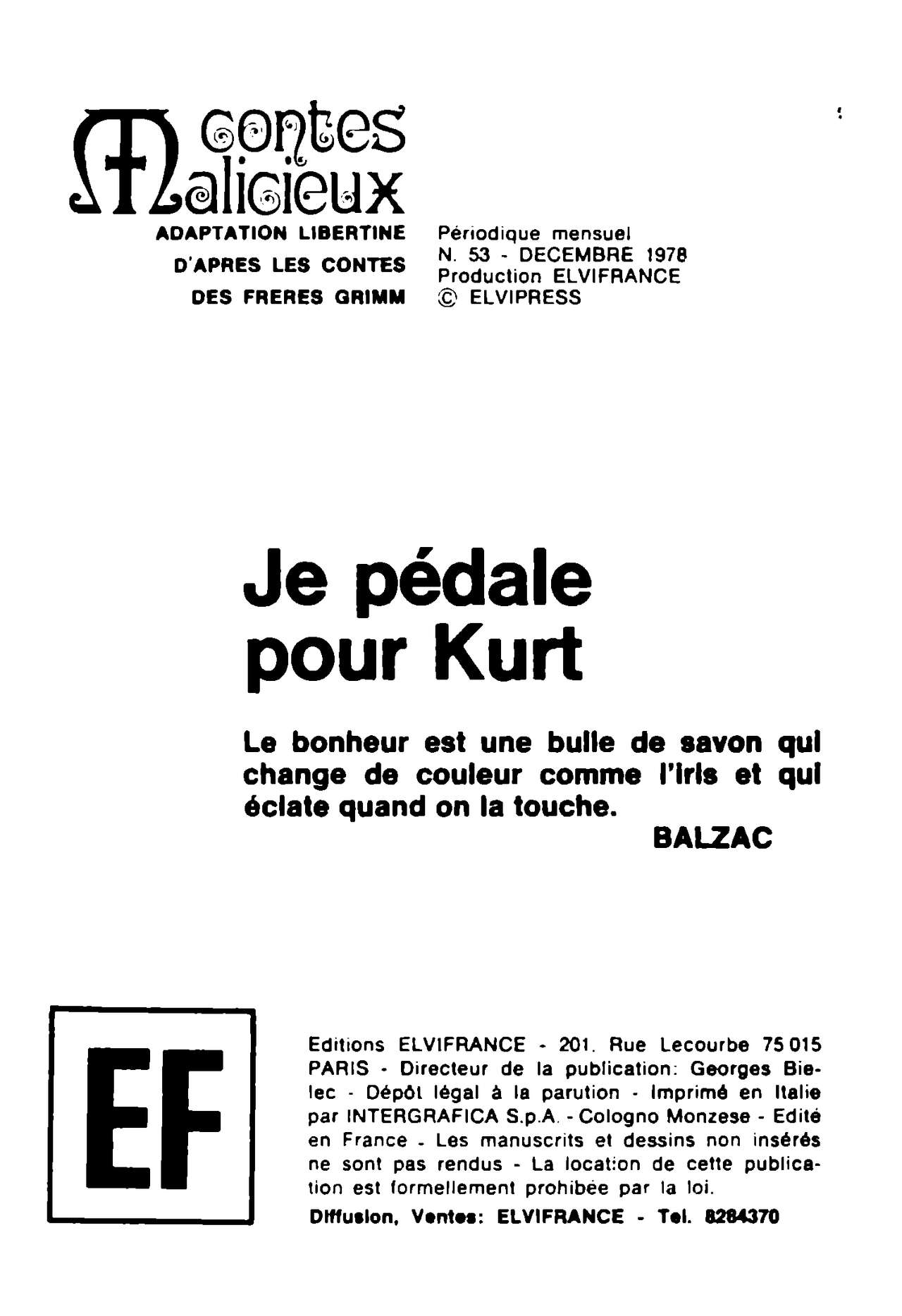 Contes Malicieux #53 : Je pédale pour Kurt page 3 full