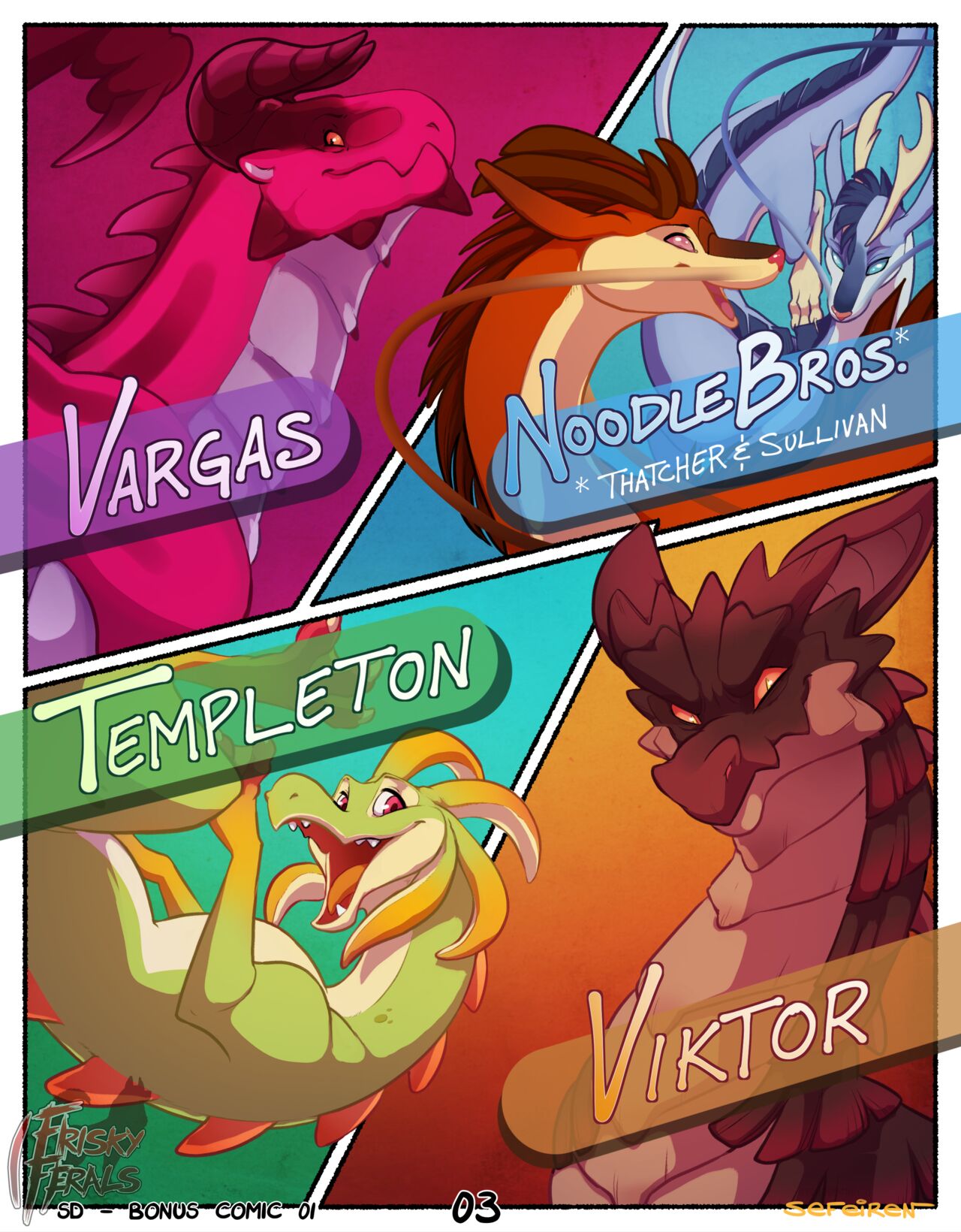 Frisky Ferals - Something Different Bonus Comic page 3 full
