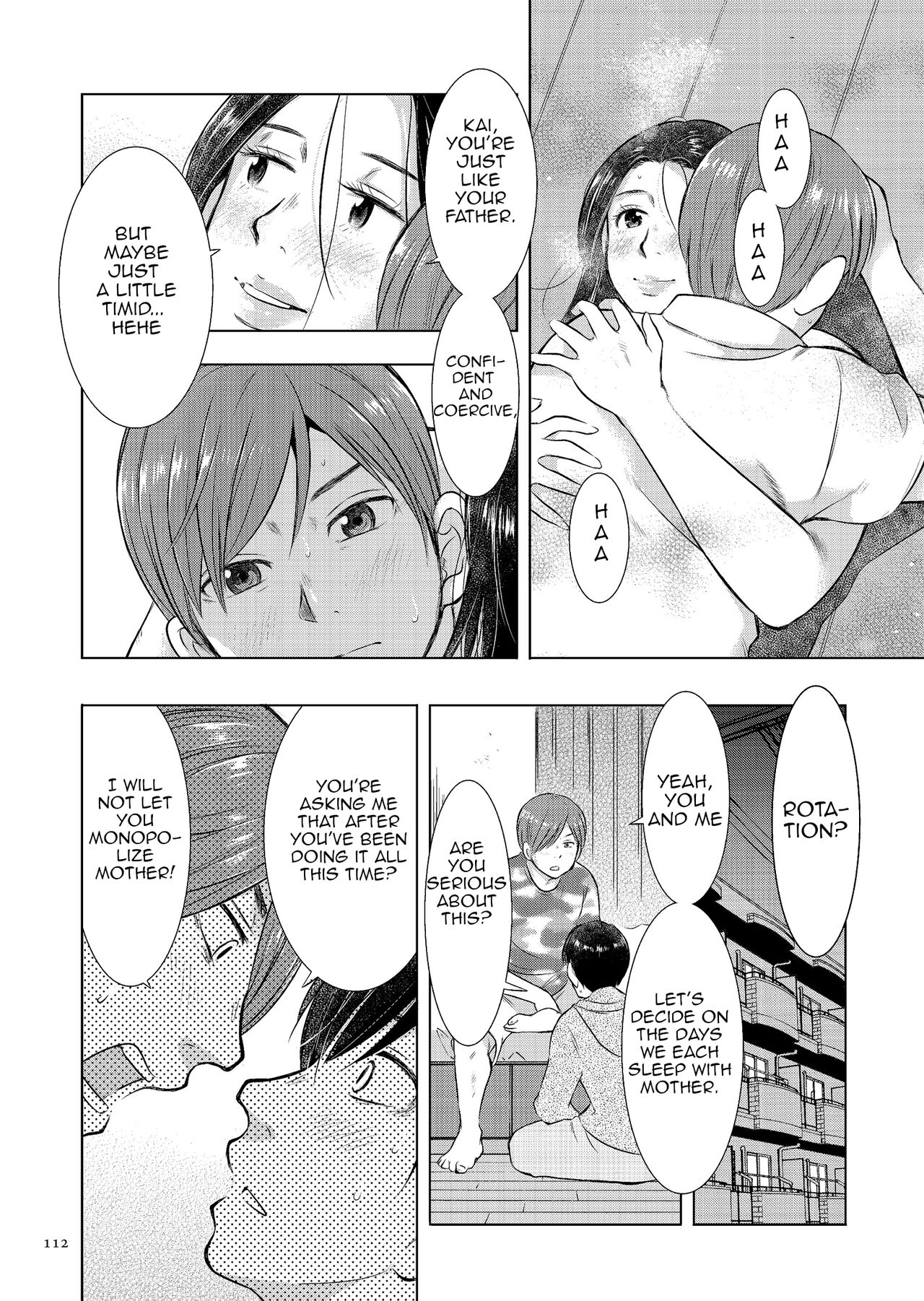 Boshi Soukan no Nikki ~Otousan ga Deteitte Kara~ | Mother Son Incest Diary ~Because Father Left~ page 12 full