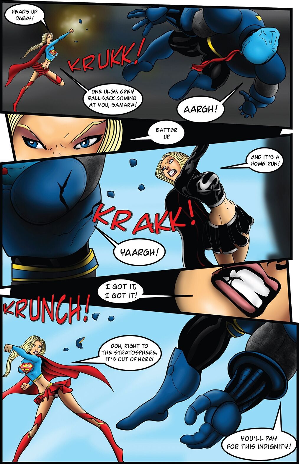Supergirl: Issue #11 - Countdown to Extinction Part 4 Finale page 11 full