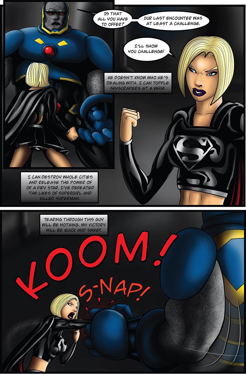 Supergirl: Issue #11 - Countdown to Extinction Part 4 Finale page 6 full
