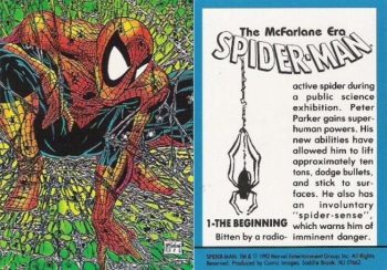 Spider-Man- Series 001- The McFarlane Era- Comic Images (1992) cover